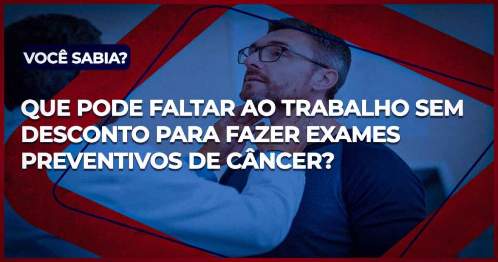 Falta para fazer exames preventivos de câncer