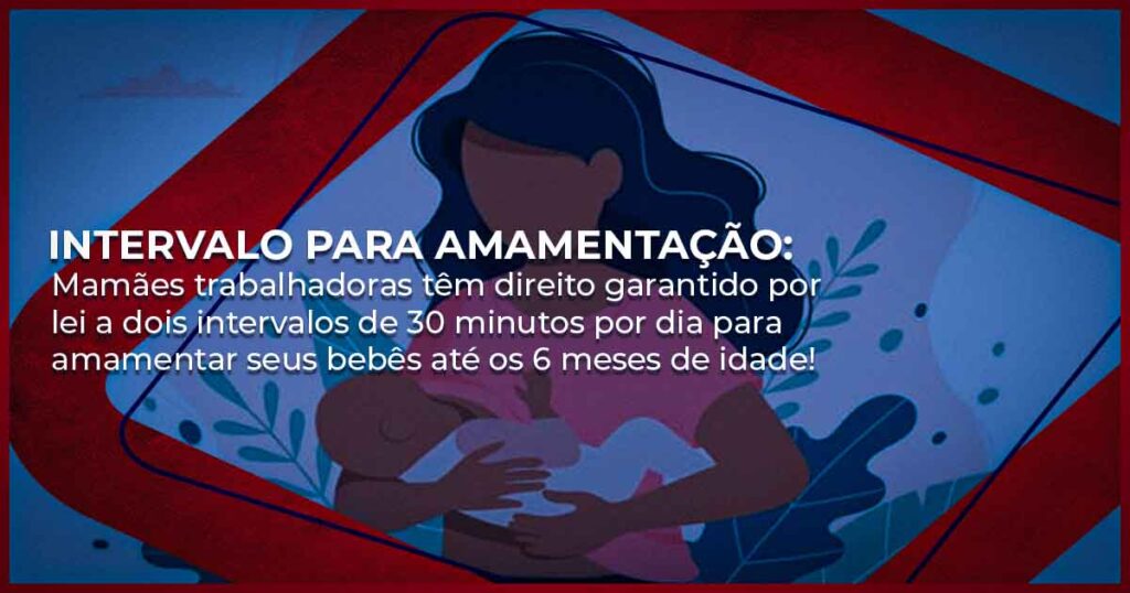 Intervalo para amamentação