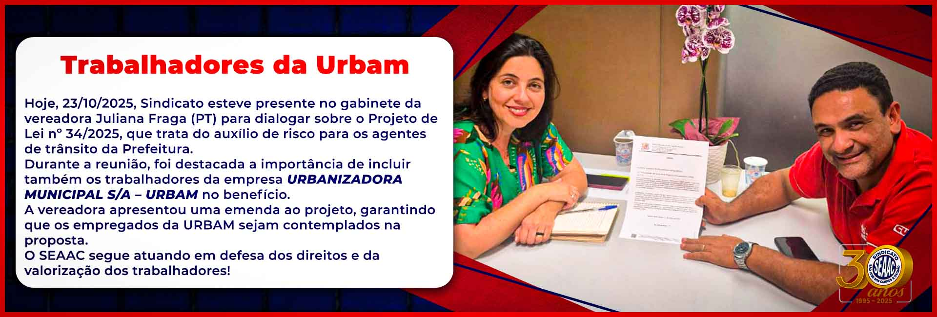 Comunicado Urbam